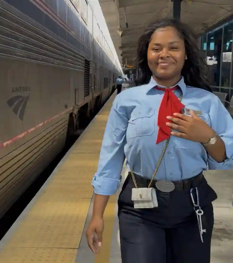 Train Attendant Looking For Room