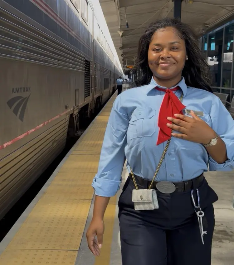 Train Attendant Looking For Room