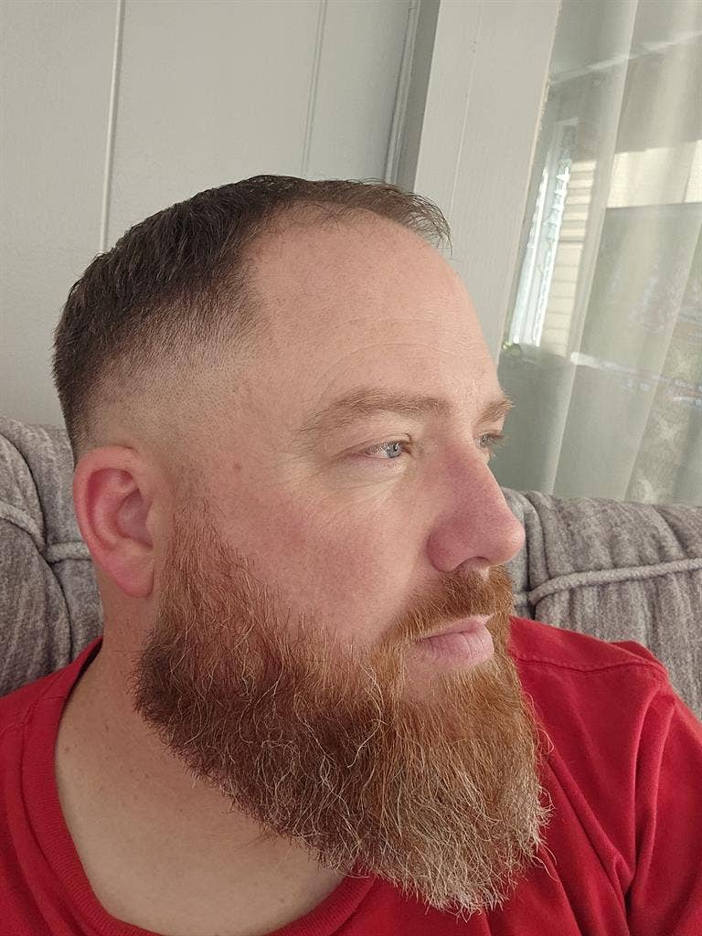 44, male, father, student, VA