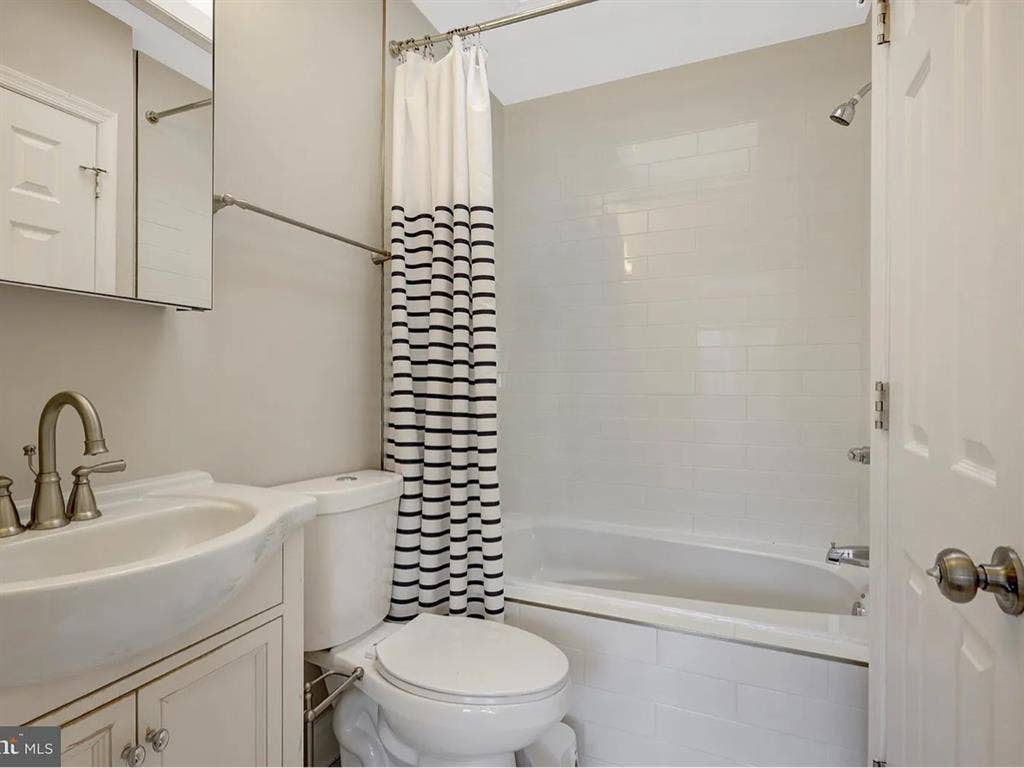 Private bedroom and bathroom.