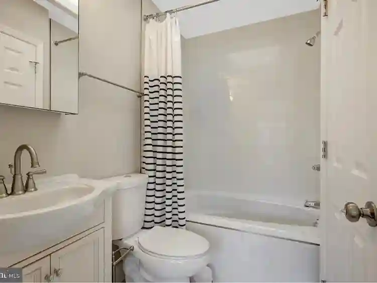 Private bedroom and bathroom.