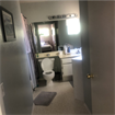 Private furnished bedroom and bath