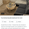 Double bedroom to rent