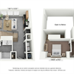 Lofted 1 bedroom apartment for rent