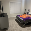 Master bed with attached bath