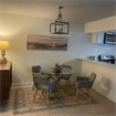 Room and bathroom with parking
