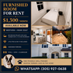 Furnished Room + Private Bathroom