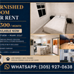 Furnished Room + Private Bathroom